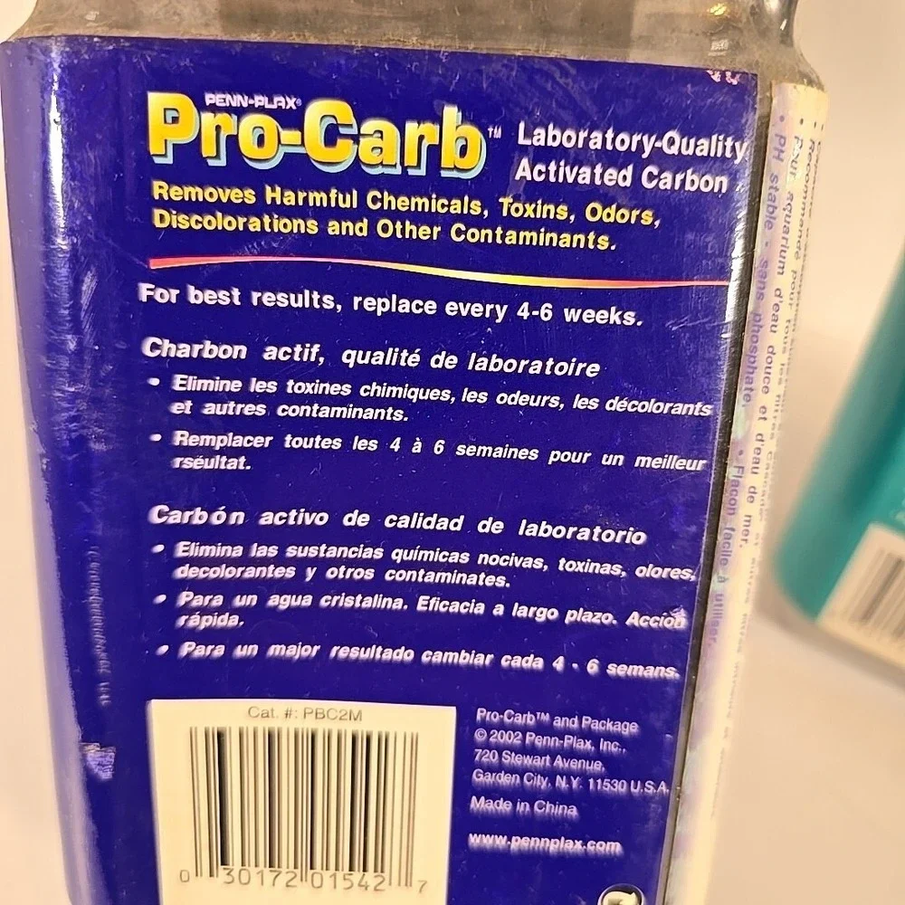 Penn-Plax Pro-Carb & Pro-CarbZ Contains Activated Carbon and Zeolite Part Bottle